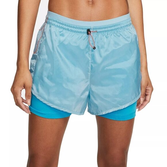 NWT! Nike Women's Icon Clash Tempo Luxe Mid-Rise Athletic Shorts - Multiple Size - Picture 1 of 9